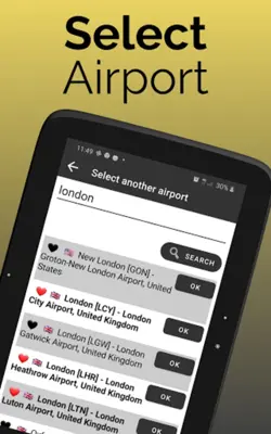 FlightInfo Copenhagen android App screenshot 3