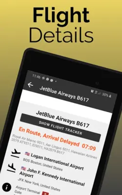 FlightInfo Copenhagen android App screenshot 7